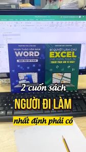 Sách Word - Excel Bộ 2 Cuốn Tin Học Văn Phòng Từ Cơ Bản Đến Nâng Cao In Màu - Có Tặng Kèm Video Hướng Dẫn + File Thực Hành