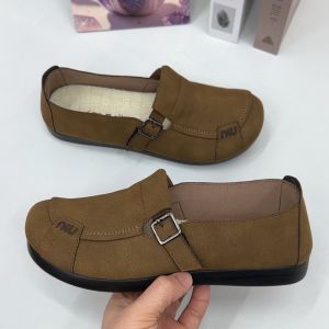 รองเท้าส้นแบนแบบสวมสำหรับผู้หญิง YNENERSIE สวมใส่สบาย พื้นนุ่ม รองเท้าลำลองแบบสวมสบาย แฟชั่นฤดูใบไม้ผลิและฤดูใบไม้ร่วง