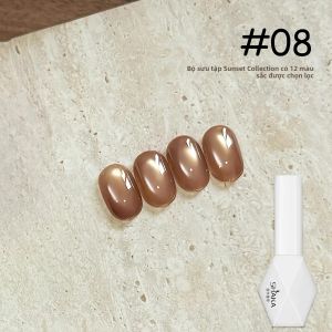 Sơn Móng Tay Gel Mắt Mèo Hạt Thủy Tinh WS Thu Đông Vàng Đen Trắng 1-12 Chiếc Hiệu Ứng Tinh Thể Làm Trắng Phổ Biến 10ml