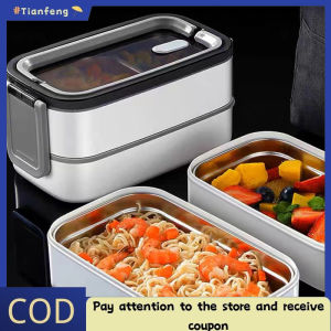Lunch Box Bento Box 304 Stainless Steel Leakproof Thermal Food Storage Containers for AdultsMenWomen
