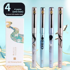 deli | Direct Liquid Full Needle Pen 0.5mm Black Neutral Pen