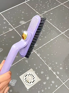 Bàn chải cọ toilet xoay 360 độ đa năng cọ nhà vệ sinh thông minh kèm nhíp gắp tóc gắp rác