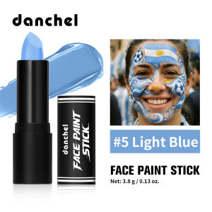 Face Paint Stick High Pigment Multi-Use Black Sticks Lip Color Body Paint Safe Non-Toxic Paint Stick for Halloween Cosplay Sport