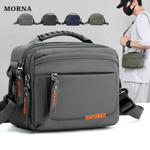 MORNA New Casual Mens Crossbody Bag Waterproof Outdoor Shoulder Bag  Multifunctional Travel Waist Bag Hanging Bag