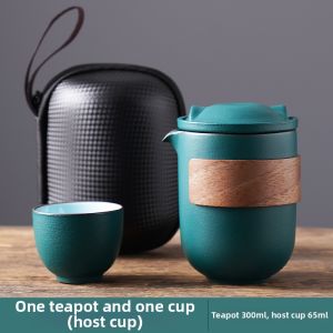 CHALIANCI | Travel Customizable Tea Set 4 Cups Outdoor Camping