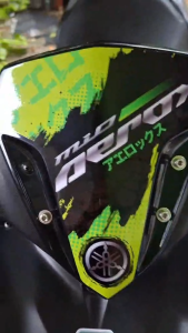 YAMAHA AEROX VISOR DECAL/STICKER PRINTED LAMINATED GLOSSY