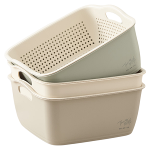 SENGAOPAI | Double-layer Plastic Kitchen Basket
