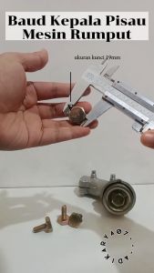 Baud Kepala Pisau Mesin Potong Rumput Mur Gear Case