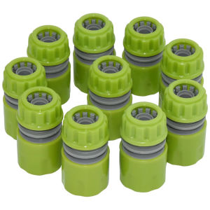 ข้อต่อสายยางแบบเร็ว KESLA 10 ชิ้น ขนาด 1/2 นิ้ว 16 มม. สำหรับต่อสายยางรดน้ำในสวน ซ่อมแซม ต่อท่อ ใช้กับโรงเรือน