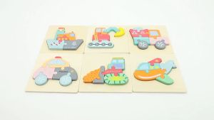 Tranh Ghép Hình 3D Bằng Gỗ Nhiều Mẫu Kích Thước 15 x 15 cm Ngộ Nghĩnh Phát Triển Trí Tuệ Đồ Chơi Giáo Dục Sớm Cho Bé Đồ Chơi Montessori Cho Trẻ Chậm Nói - PoPo Toys