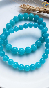 Premium Grade Icy Amazonite Bracelet