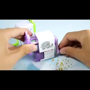 Cartoon Pencil Sharpener Hand Crank Manual Mechanical Pencil Sharpener