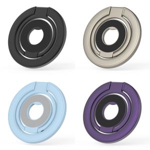 ใหม่สองด้านแม่เหล็กโทรศัพท์ผู้ถือแหวน Kickstand แม่เหล็กสําหรับ Magsafe iPhone 16 15 14 13 12 PRO MAX GYM ผู้ถือรถ