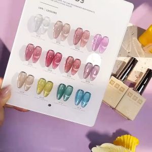 พร้อมส่งในไทย สีลูกแก้ว ฟรีชาร์ทสี Cat eye 《 VENDEENI  D-3》12สี  สีลูกแก้วแคทอาย สีลูกแก้ว ส่งไว!  พร้อมชาร์ทสีค่ะสีแน่นสวยมากเลยนะคะ เอฟเฟกต์มันเงามาก