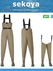 Waterproof Fishing Pants Full Body Wading Gear for River Stream Fishing Half Body Overall Design Saltwater Fishing Equipment
