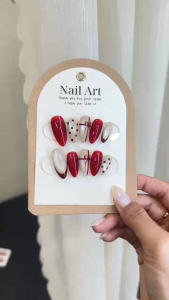 Nail box tự thiết kế cao cấp Set 10 thủ công vẽ Handmade mới nhất Nail By Moon Mẫu A79