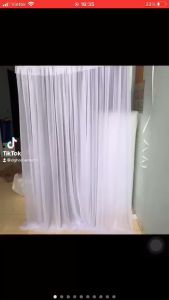 Rèm Trang Trí Sinh Nhật Rèm Vải Voan Nhúng Mềm Rũ Nhiều Kích Thước Decor Sự Kiện Đám Cưới Làm Phông Nền BackDrop DG-389