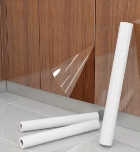 TY home Vinyl Self Adhesive Transparent Bathroom Wall Tile Sticker Kitchen Oil Proof Wallpaper😊😊