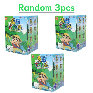 Bandai | TOPTOY 6pcs/Set Crayon Shin-chan Action Figure Toy Delicious Spring Daybu Shin-chan Figurine Collectible Model Doll Fans Gifts