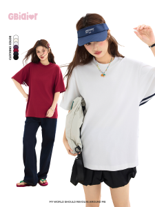 Gbiaior | Side Design Comfortable Round Neck Short Sleeve T-shirt