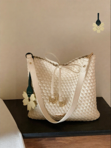 CHIO‘2ND | Summer Floral Woven Tote Bag Large