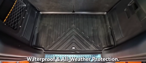 ICAUR V23 Premium TPE Car Rear Trunk Boot Mat Waterproof Anti Slip Wear Resistant Floor Tray Liner