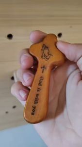 St. Joseph Wood Cross Holding Cross Comfort Cross Praying Cross Christening Souvenir Holy Land