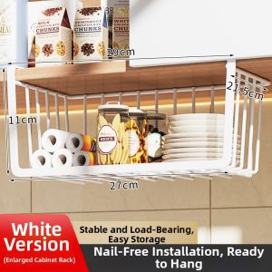 B&W | Pot Lid Paper Towel Chopping Board Storage Rack