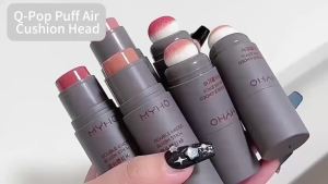 MYHO | Blush Stick Double-ended Expansive Color Natural Long Lasting Matte Makeup Monochrome Creamy Rouge Blush Stick