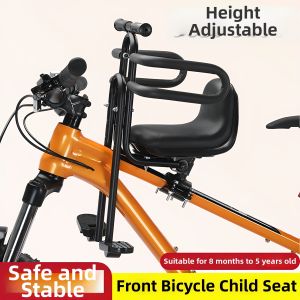 Jiaxun | Front Mount Thick Safe Cycling Kid Seat Compatible with Mountain and Road Bicycles