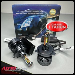 Zyvolt AD200 Lampu LED Mobil 200Watt 12-24Volt H1 H3 H4 H7 H8 H11 HB3 HB4 HIR2 Super Terang