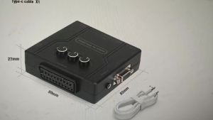 RGBS VGA SCART to YPBPR Converter Convert Video to Color Difference for SFC/N64/MD