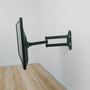 Giá Treo Màn Hình Máy Tính Gắn Tường 17 - 32 Inch Trục Màn Xoay 360độ -S28 Tích Hợp Kẹp Giữ Cable
