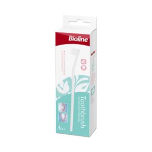 BIOLINE 4PCS Cat Toothbrush Four-Pack Boxed Paper Card Pack
