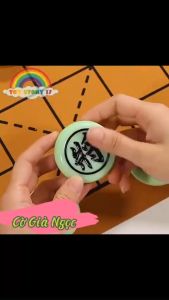 Bộ Cờ Tướng Melamine Giả Ngọc - Cờ Tướng Nhựa Đặc Giả Ngọc Cao Cấp - Siêu Cứng