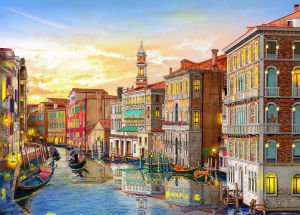 European Architecture Jigsaw Puzzle 500/1000/1200/2000PCS Historic Scene Focus Activity Leisure Time Gift