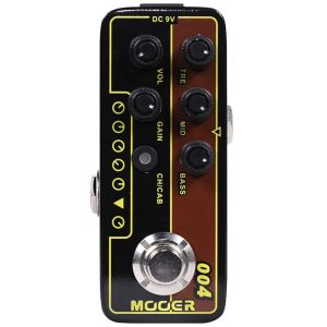 Mooer | MOOER 004 Day Tripper Guitarra Effect Pedal Digital Preamp Golden Classic British Sound True Bypass Pedal Guitar Accessories