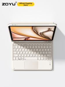 Zoyu | Detachable Wireless Bluetooth Keyboard Cover with Stand and Fall Protection