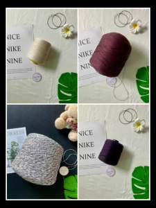 Yarn - Sợi Linen 100% | Hàng cối - Sợi CHƯA chập | Đan móc may áo váy sản phẩm mùa hè | Terri Store