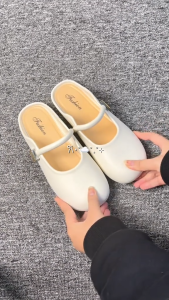 Sandal Sepatu Wanita Selop Lembut Flatshoes Korean Style Fashion Wanita Kasual Import COD SPT-107