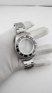 Deepsaea case 44mm submariner 316L stainless steel sapphire glass suitable for NH34 NH35 NH36 movements Oyster strap