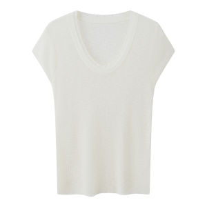 Soft Comfortable Breathable Short Sleeve Knit Top