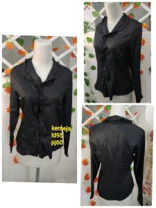 kemeja wanita hitam