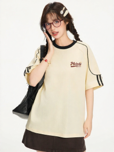 Gbiaior | Design Fashionable Loose Patchwork T-Shirt