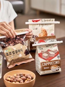 Kẹp Kín Túi Nhựa Kiểu Nhật Bản Dụng Cụ Bảo Quản Thực Phẩm Chống Ẩm Kẹp Kín Túi Đựng Đồ Ăn Nhẹ Dụng Cụ Nhà Bếp