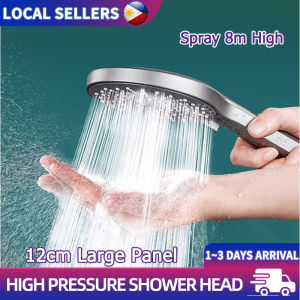 Grey Large Panel Shower Head Set High Pressure Sprinkler Nozzle For Bath Rain SPA Summer Shower Kit Tipid tubig