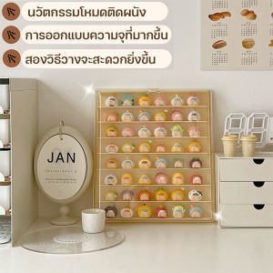 ชั้นโชว์โมเดล กล่องโมเดล กล่อง กล่องใสเก็บโมเดล ป้องกันฝุ่นไม่ต้องเจาะรู สามารถรองรับตุ๊กตาได้หลายตัว