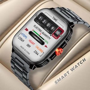 2025 2.01" Bluetooth Call Smart Watch Men Women Full Touch Screen Sports Fitness Pedometer Smartwatch For Android iPhone Sports