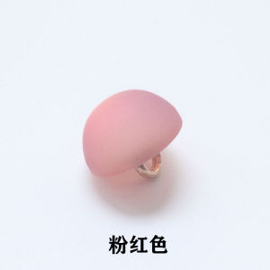 Pink round High Stem Mushroom Buttons Shirt Buttons Matte Pearl Blue 10-11.5mm ENSHU Home Fabric Sewing DIY Accessories