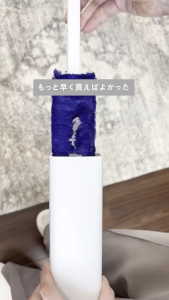 LEC Gekiochi-kun Toreloop Reusable Handheld Duster with Self-Cleaning Storage Case High-Density Dust Brush Direct from Japan